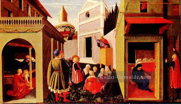 Geschichte von St Nikolaus 1 Renaissance Fra Angelico Ölgemälde